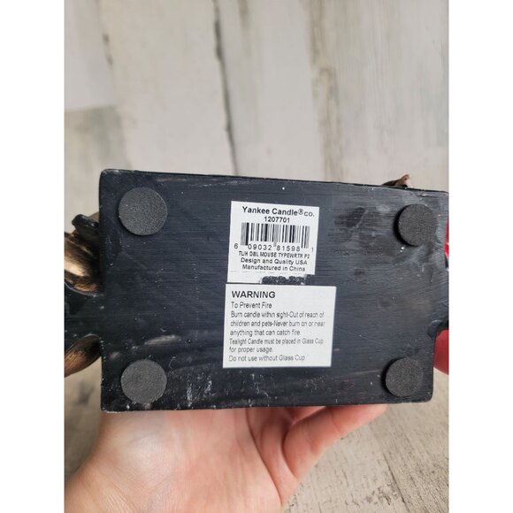 Yankee Candle Mouse AS IS typewriter Xmas tea light - Picture 11 of 14